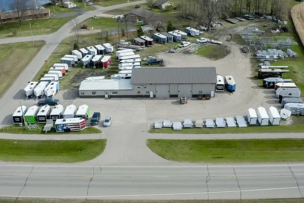 Drone Shot Glacial Lakes Rec