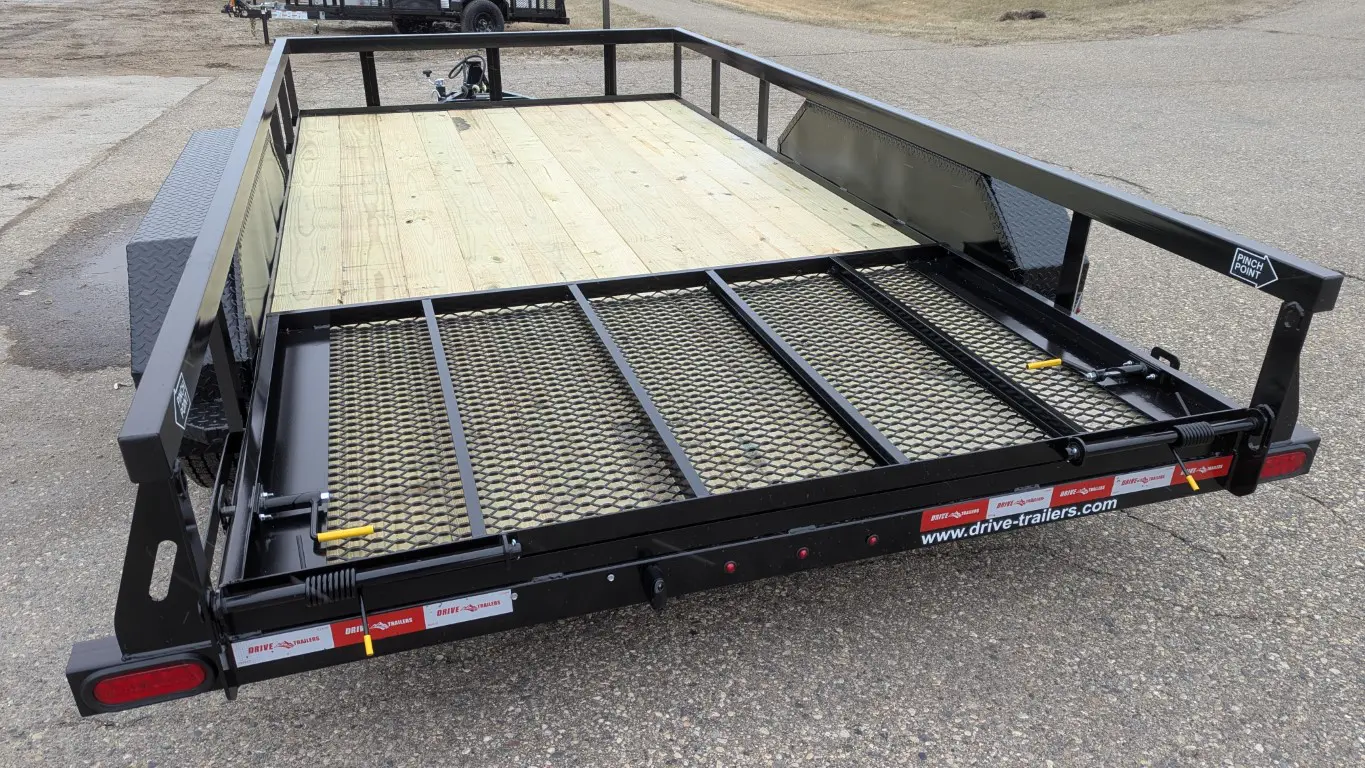 2026 Drive Trailers 7′ x 14′ 7000# Tandem Utility Trailer
