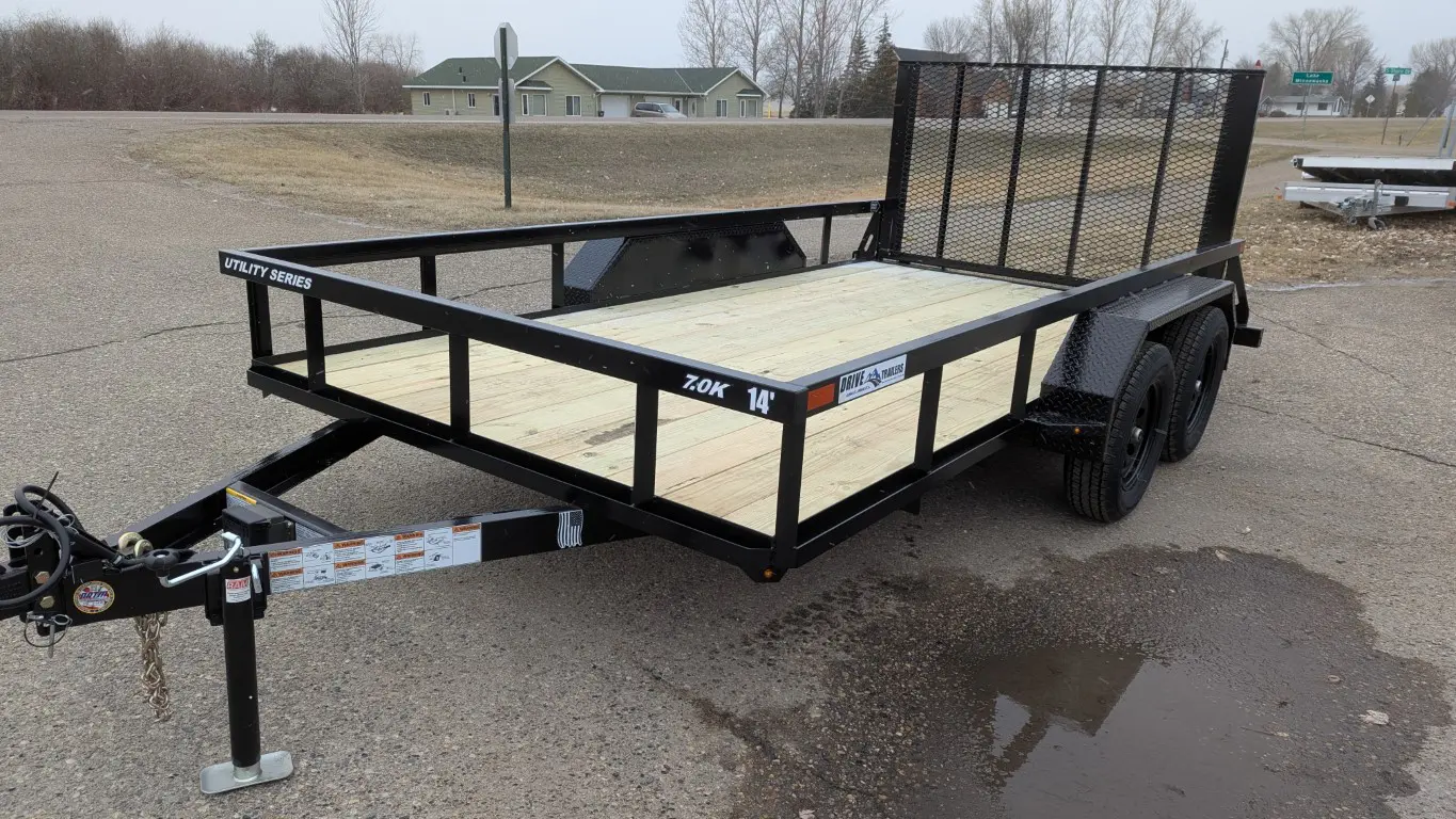 2026 Drive Trailers 7′ x 14′ 7000# Tandem Utility Trailer