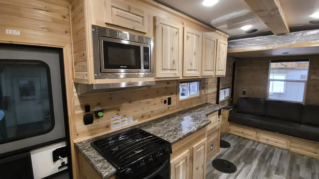 Wheeled Fish House 2026 Ice Castle 8 x 17 V Walleye Stryker Glacial Lakes