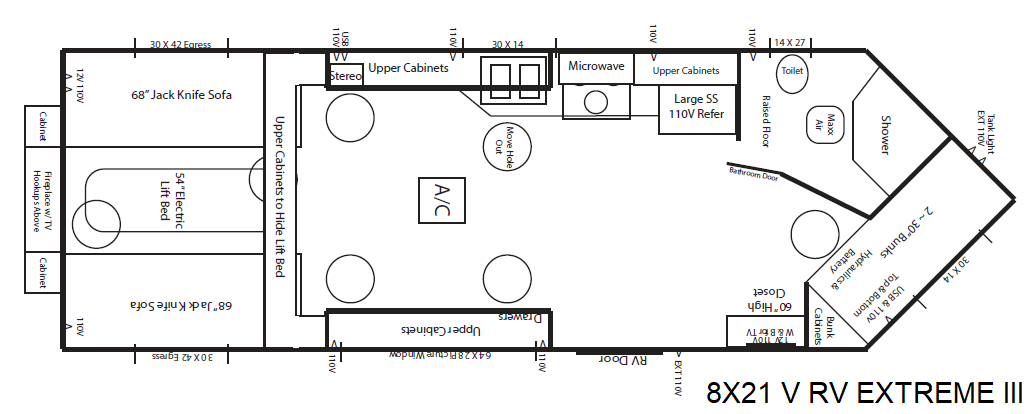 2026 Ice Castle 8×21 RV Extreme III