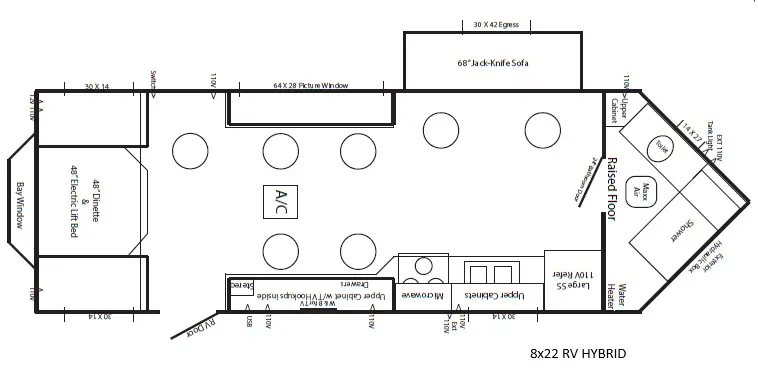 2026 Ice Castle 8 x 22′ RV Hybrid - Image 2
