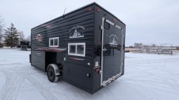 2018 Ice Castle Lake of the Woods 8 x 17 Toy Hauler Fish House full