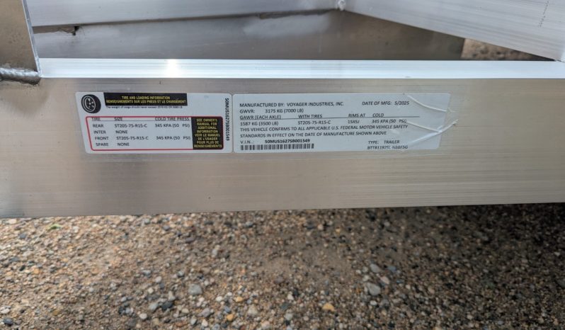 2025 Bear Track 81″ x 16′ HD 7000# Utility Trailer BTT81192SL full