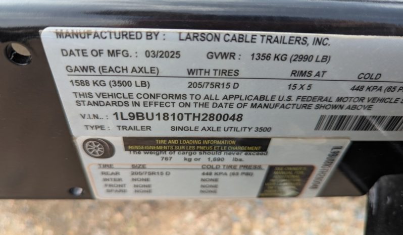 2026 Drive Trailers 7′ x 14′ 3500# Utility Trailer full
