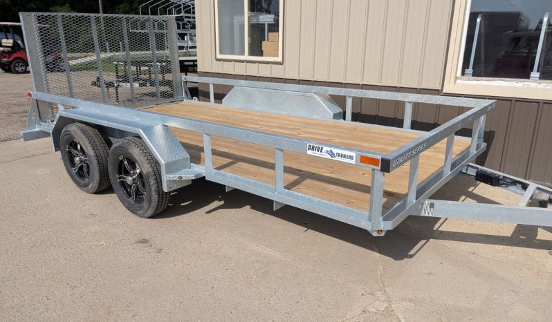 Drive trailers 7 x 14 tandem axle 7000# utility trailer