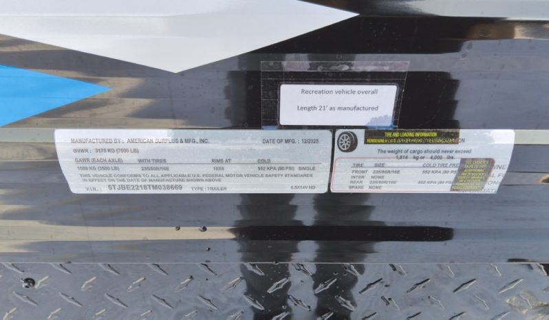 2026 Ice Castle 6.5×14 Stinger full