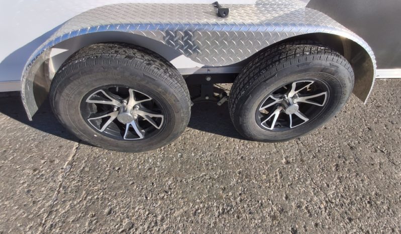 2022 Compass 7 x 27 Aluminum Enclosed Snowmobile Trailer full