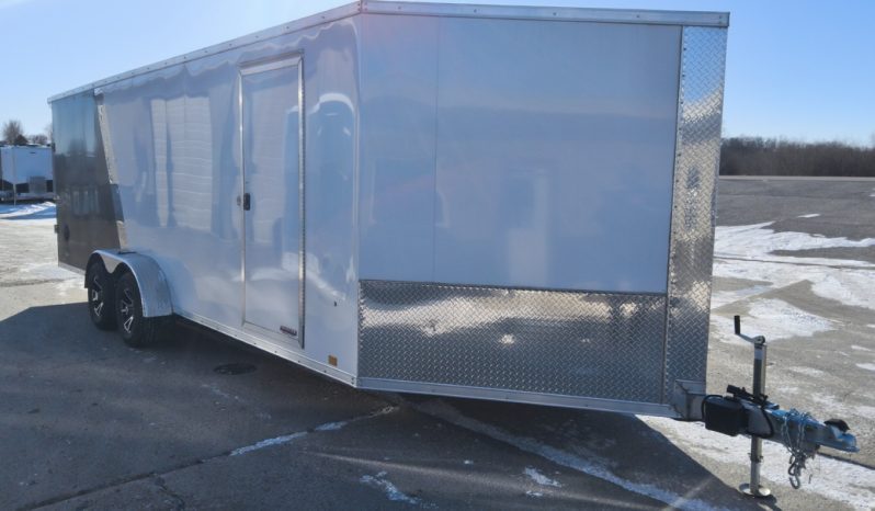 2022 Compass 7 x 27 Aluminum Enclosed Snowmobile Trailer full